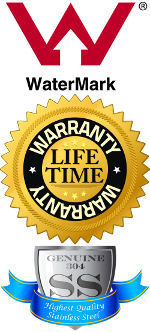 Australian Watermark Certified, Lifetime Warranty, Solid 304 Stainless Steel