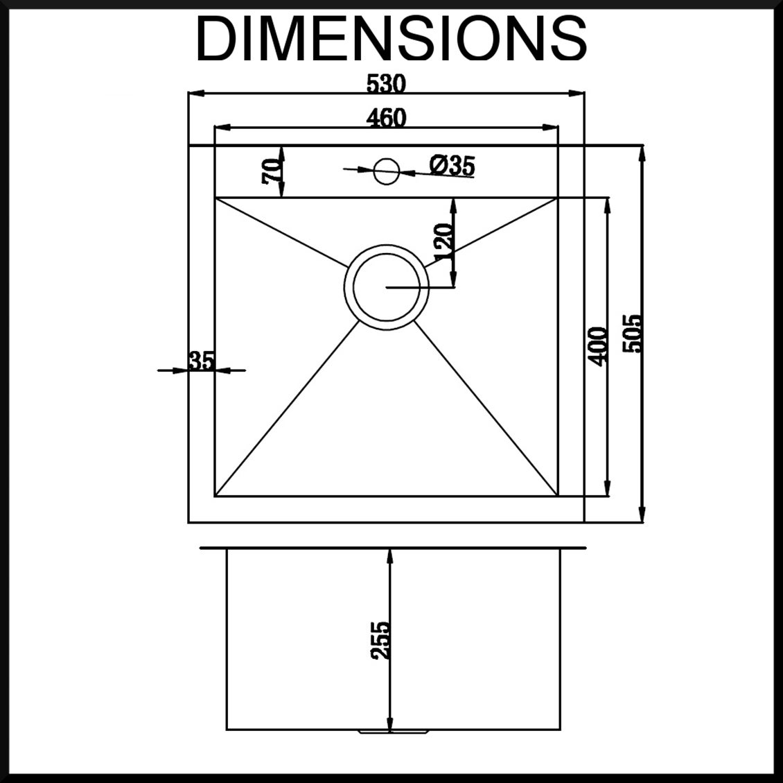 stainless steel deep bowl kitchen sink jmx13