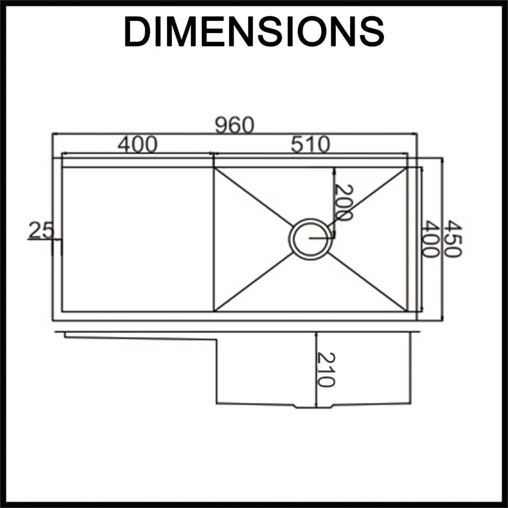 stainless steel kitchen sink