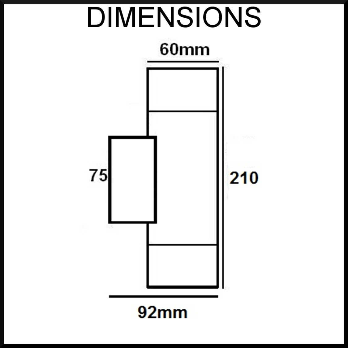 Stainless Steel Outdoor Up-Down Wall light