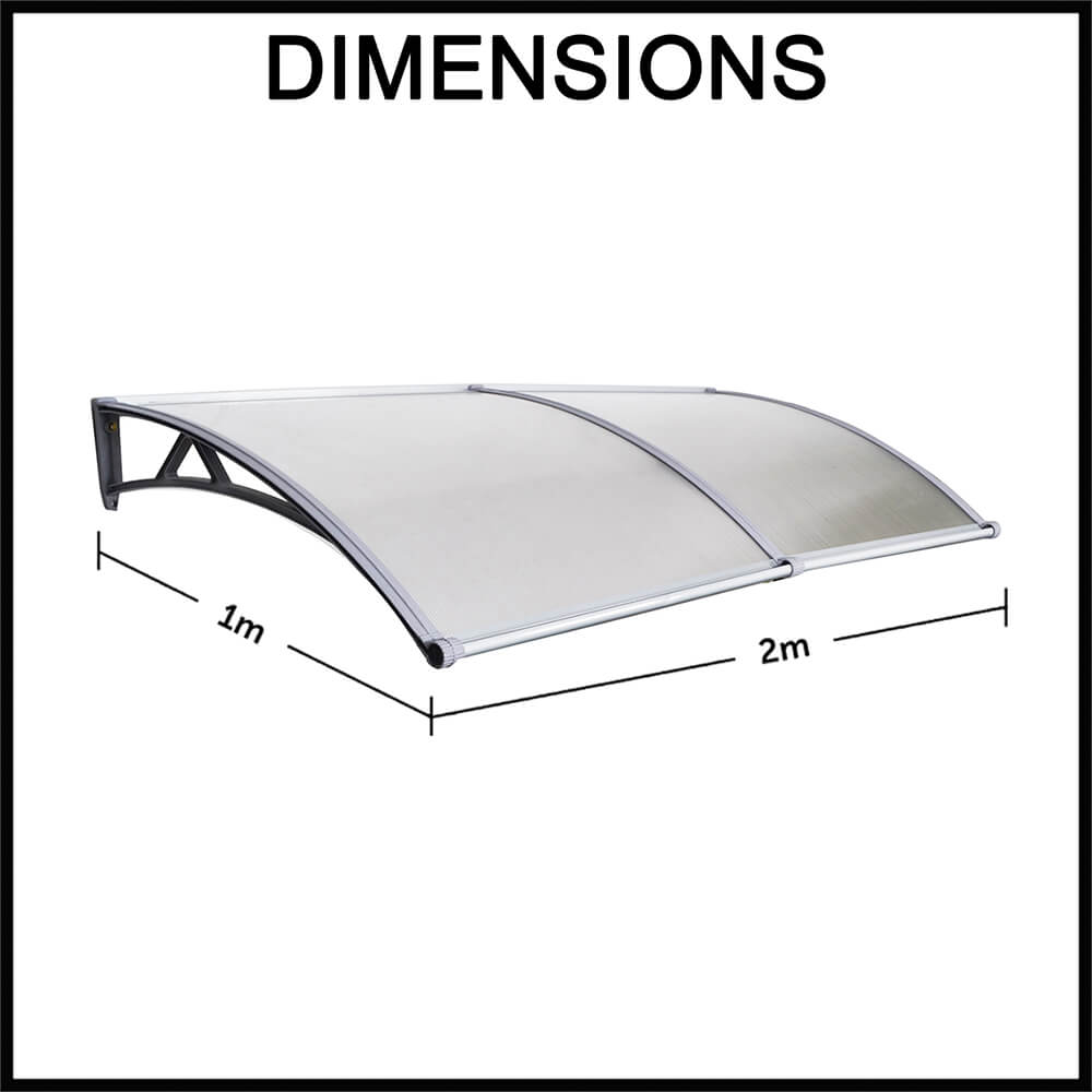 diy awning cover with rain gutter 2m wide