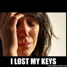 lost my keys