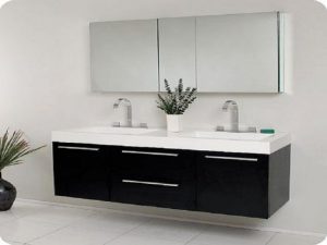 Matte Black Vanity