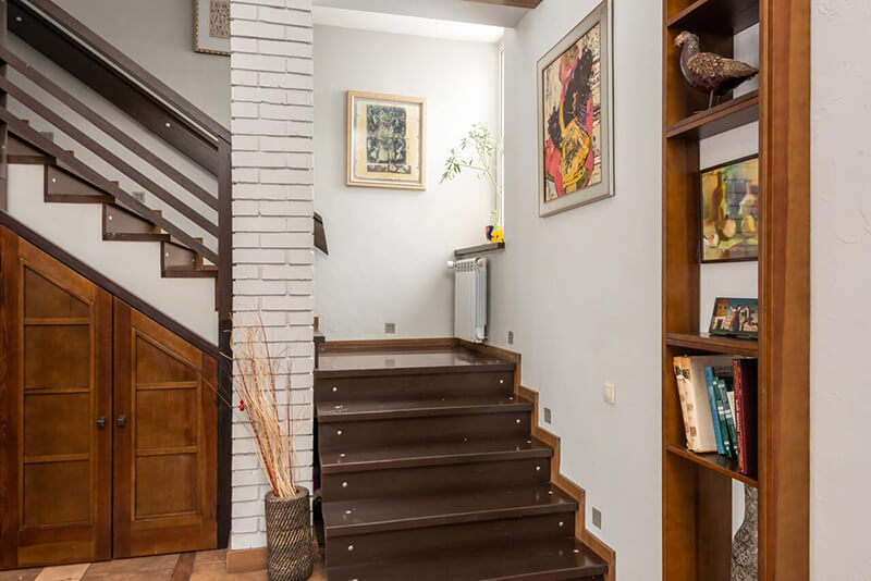 Wall Art on Stairs staircase art