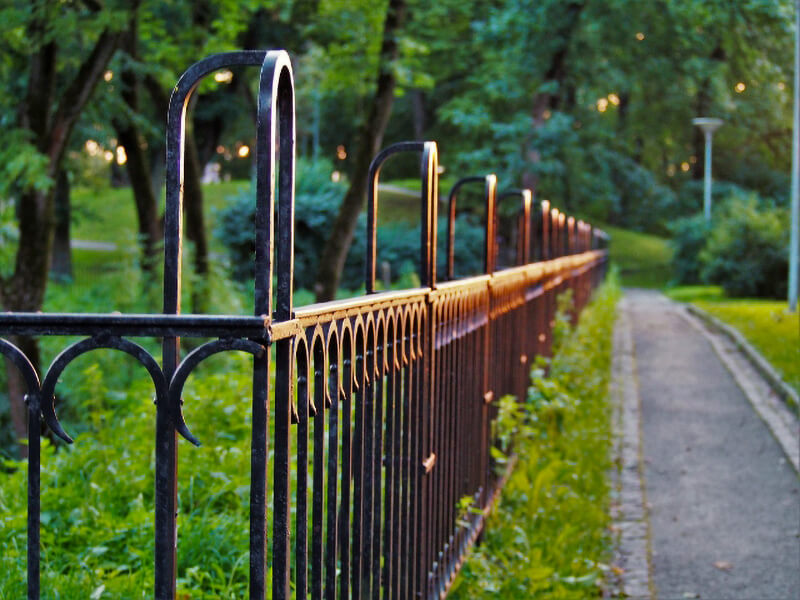 iron grill fence