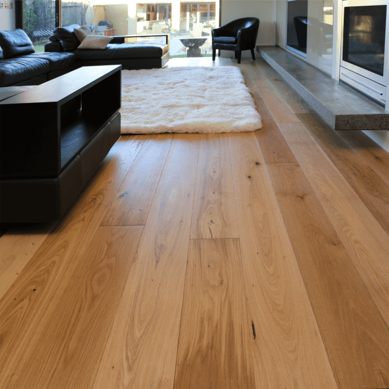 home with engineered european oak floorboards